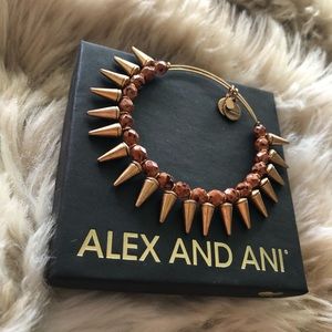 gold alex and ani bracelet
